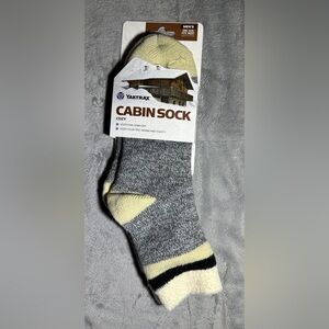 Men's Cozy Cabin Sock - Gray and Cream